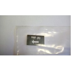 BOWMAN VIK IDENTIFICATION ALLOY DECAL VHF A ARROW LEFT